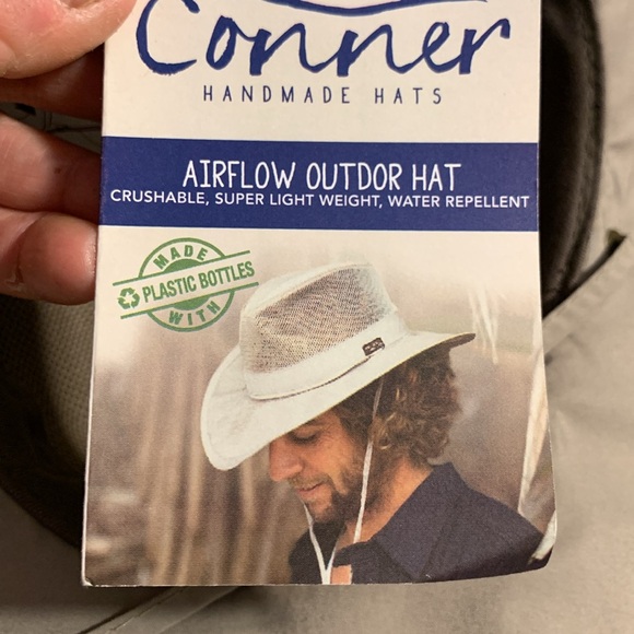 BNWT CONNER AIRFLOW OUTDOOR HAT HANDMADE CRUSHABLE LIGHTWEIGHT WAYER REPELLENT - Picture 11 of 13